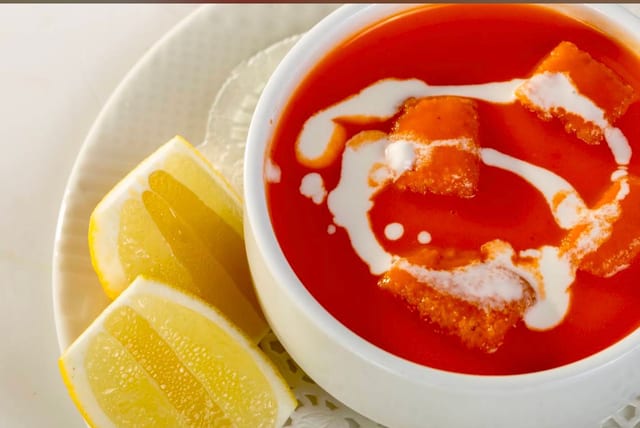 Cream Of Tomato Soup.